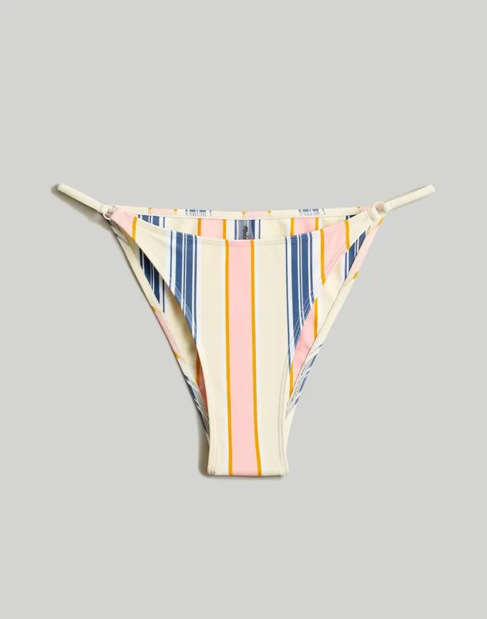 Madewell Madewell X OOKIOH Goa Bikini Bottom In Cabana Stripe Cabana Stripe Women Swim