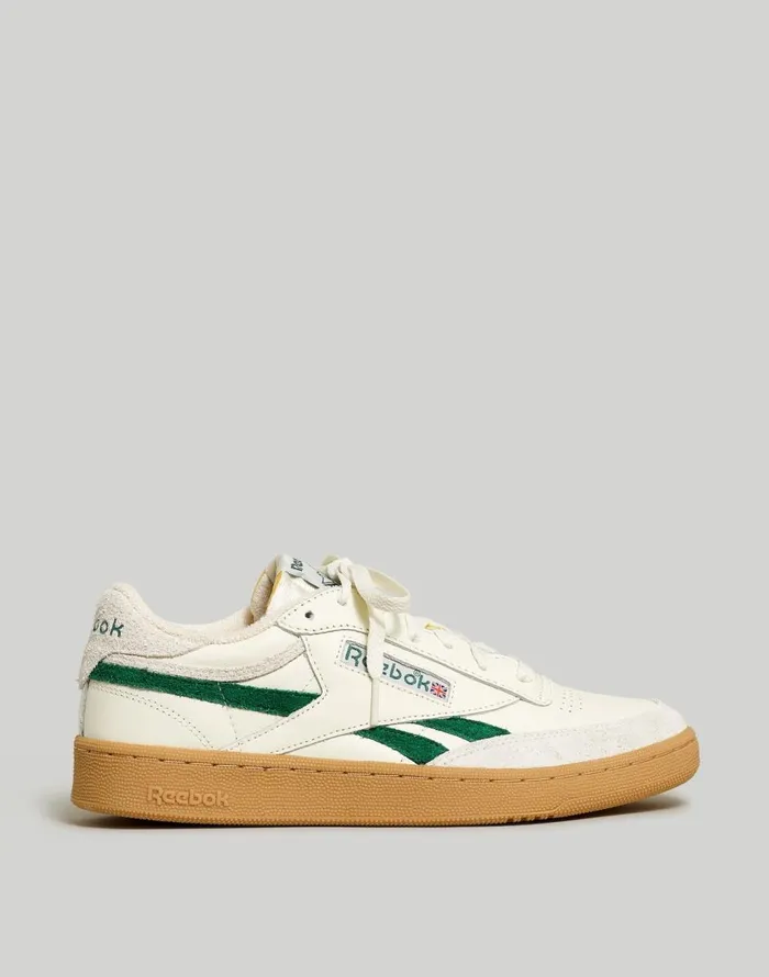 Madewell Madewell X Reebok Men039s Club C Revenge Sneakers Chalk Dark Green Men Sneakers Madewell Madewell X Reebok Men039s Club C Revenge Sneakers Chalk Dark Green Men Sneakers