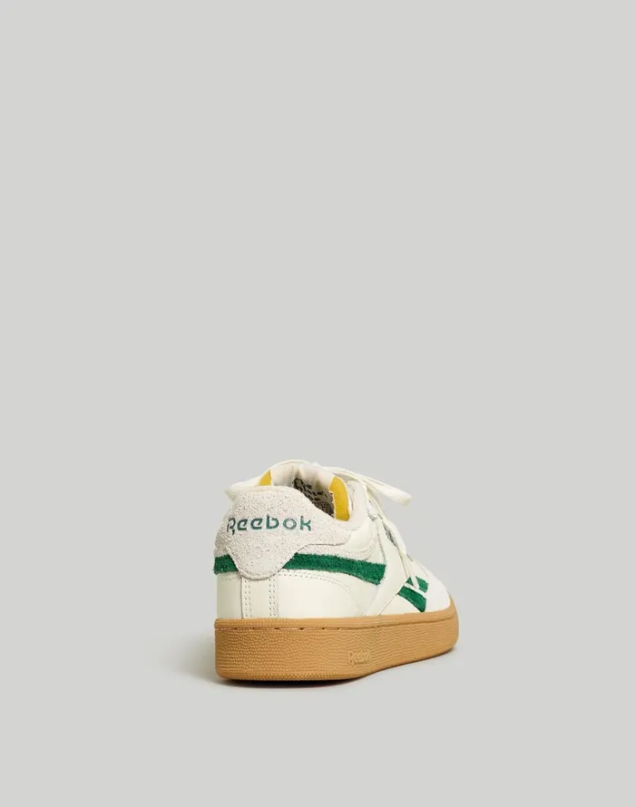 Madewell Madewell X Reebok Men039s Club C Revenge Sneakers Chalk Dark Green Men Sneakers