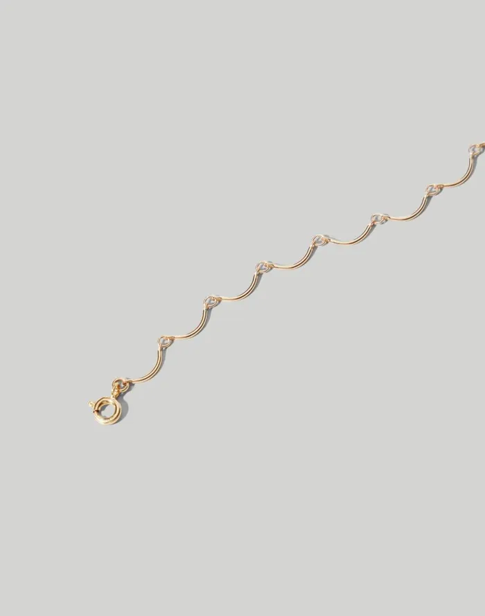 Madewell Maslo Jewelry Scallop Bracelet Gold Women Jewelry