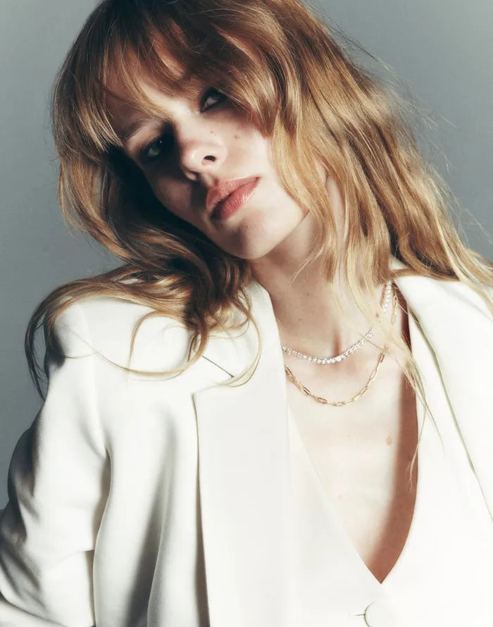 Madewell Paperclip Chain Necklace Vintage Gold Women Jewelry