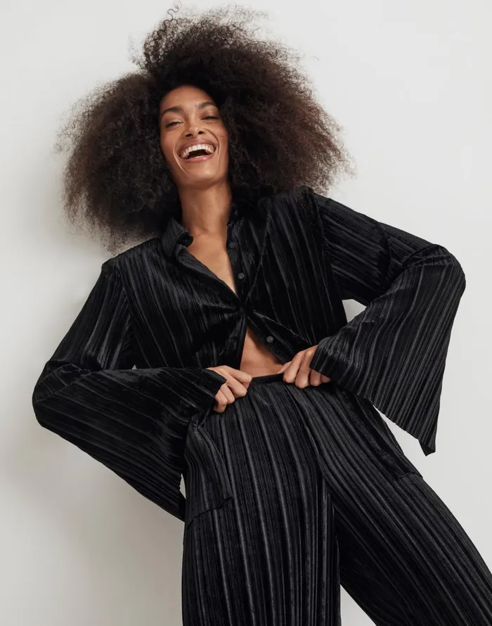 Madewell Sabina Musayev Ivri Top Black Women Tops and Shirts