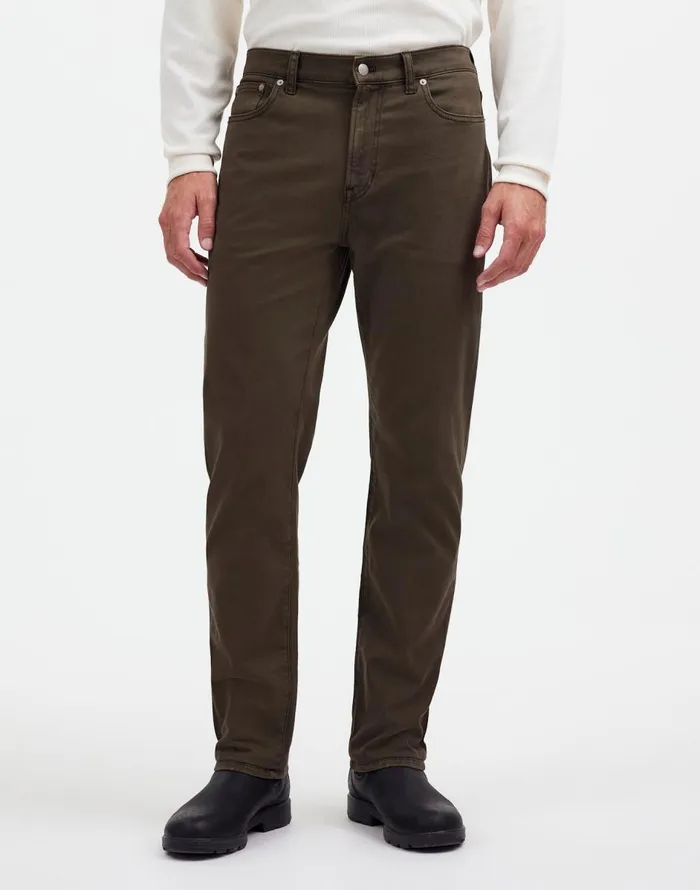 Madewell The Allday 1991 StraightLeg Pant Deep Green Men Jeans