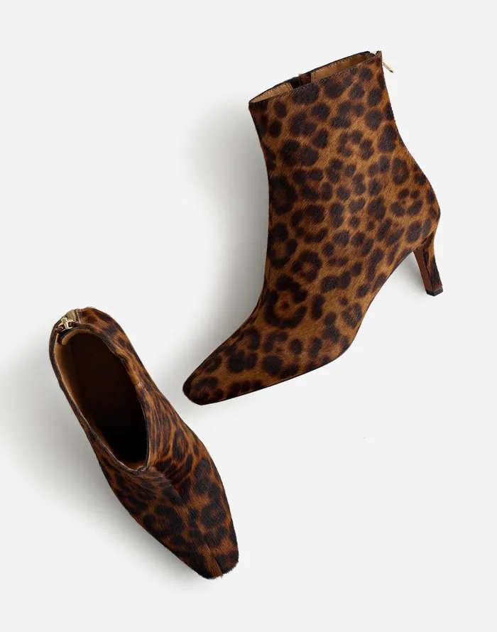 Madewell The Dimes StilettoHeel Ankle Boot Caramel Multi Women Boots