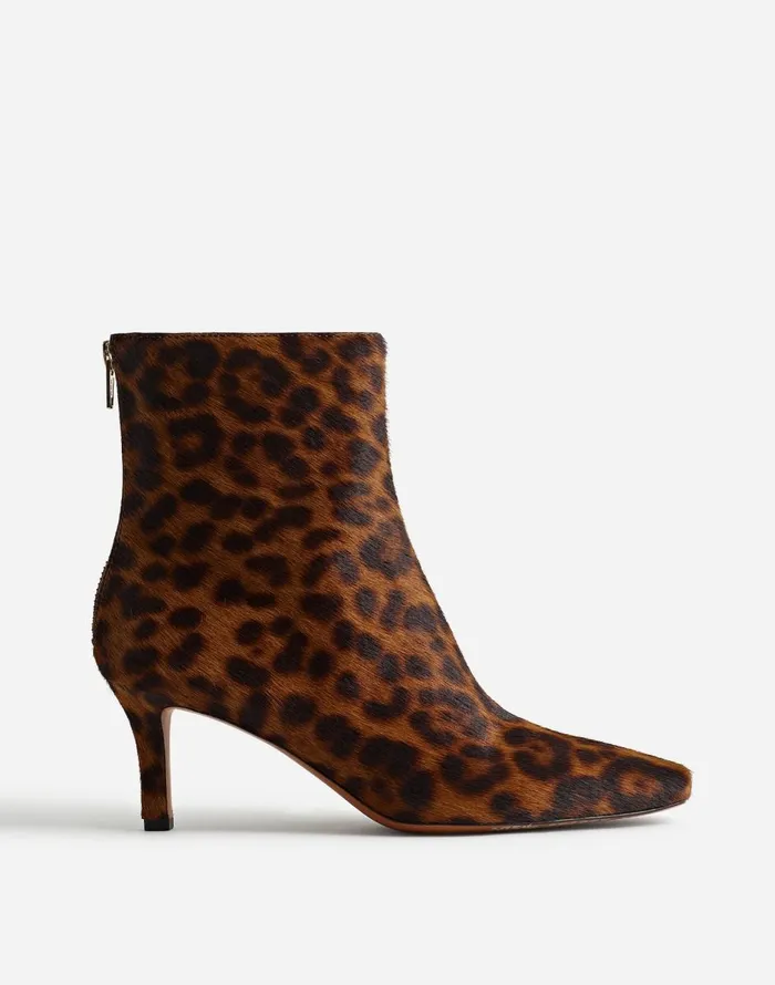 Madewell The Dimes StilettoHeel Ankle Boot Caramel Multi Women Boots