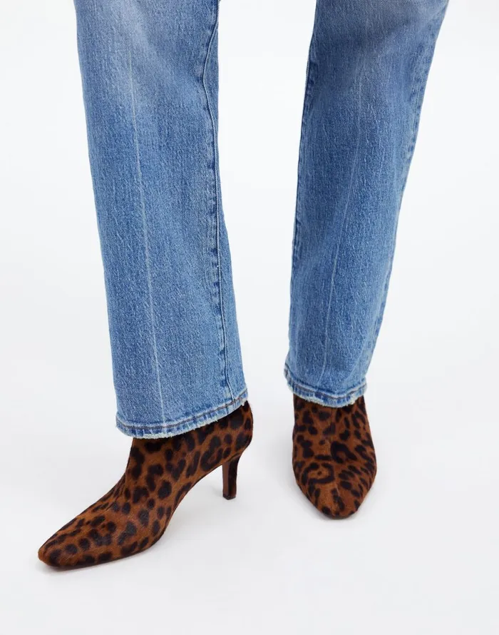 Madewell The Dimes StilettoHeel Ankle Boot Caramel Multi Women Boots