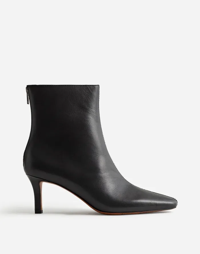 Madewell The Dimes StilettoHeel Ankle Boot True Black Women Boots