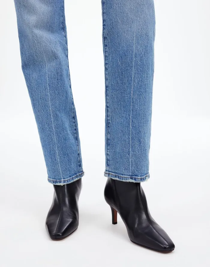 Madewell The Dimes StilettoHeel Ankle Boot True Black Women Boots