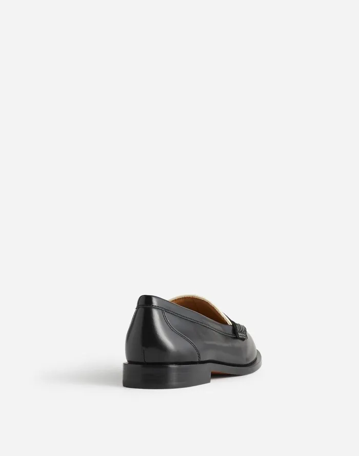 Madewell The Grayson Penny Loafer True Black Multi Women Flats and Loafers