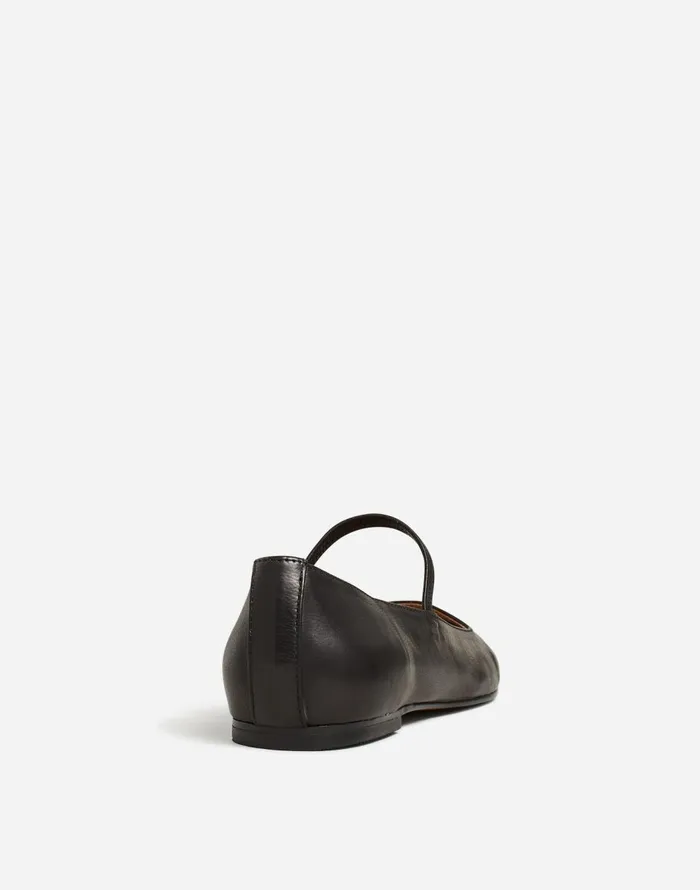 Madewell The Greta Ballet Flat True Black Women Flats and Loafers