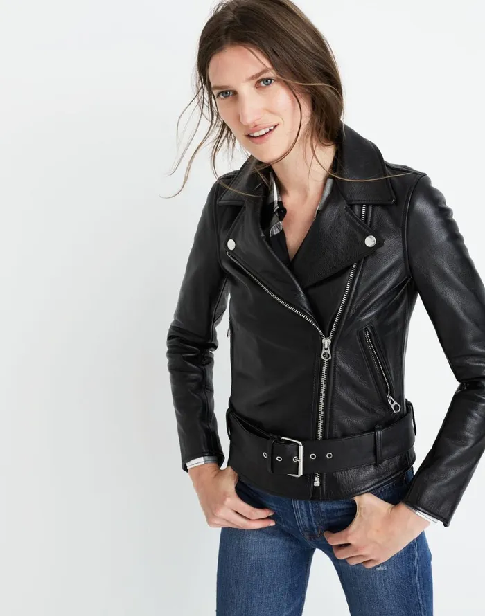 Madewell The Ultimate Leather Motorcycle Jacket True Black Women Coats Jackets Madewell The Ultimate Leather Motorcycle Jacket True Black Women Coats Jackets