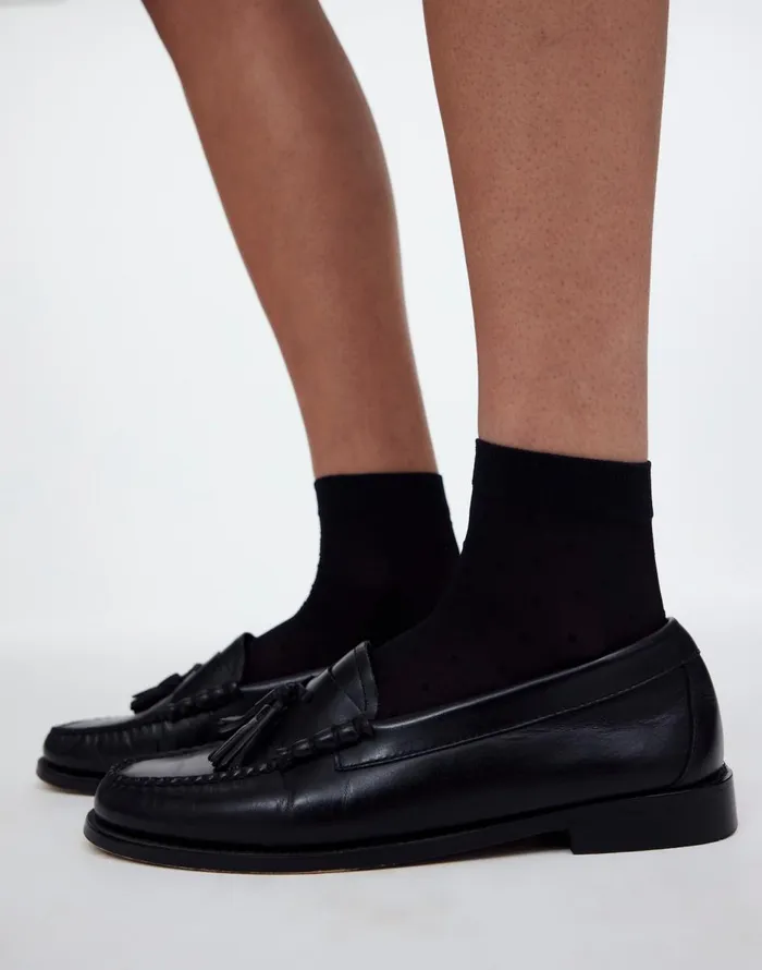 Madewell TwoPack Sheer Ankle Socks True Black Women Socks