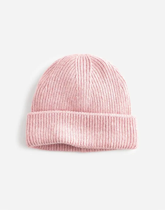 Madewell WoolBlend Knit Beanie Lt Hthr Pink As Marl Women Hats