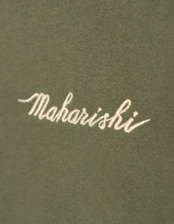 Maharishi Crew Sweats 6009 Caduceus Monk Crew Sweat Olive OG107F 8211 Men