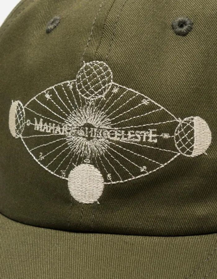 Maharishi Hats 1458 Celeste Third Eye 6 Panel Cap Olive 8211 Men