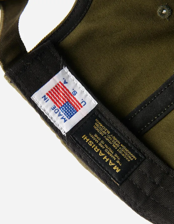 Maharishi Hats 1548 Tiger Dragon 6 Panel Cap Olive 8211 Men