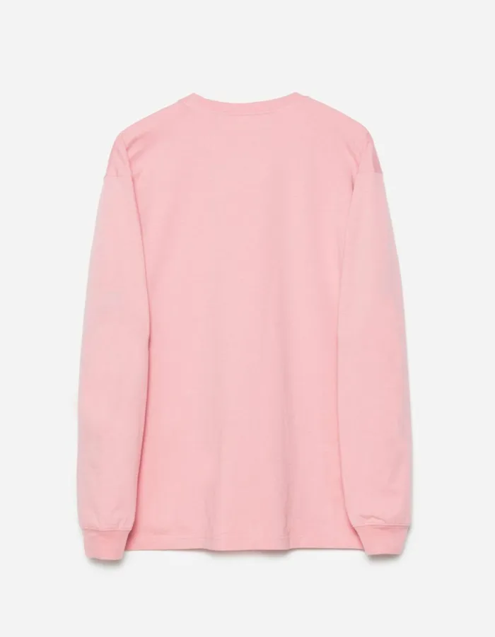 Maharishi Long Sleeve TShirts 1490 Tiger Dragon Miltype LS TShirt Pink 8211 Men