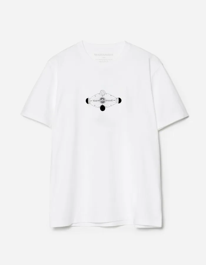 Maharishi Short Sleeve TShirts 1457 Celeste Third Eye TShirt White 8211 Men