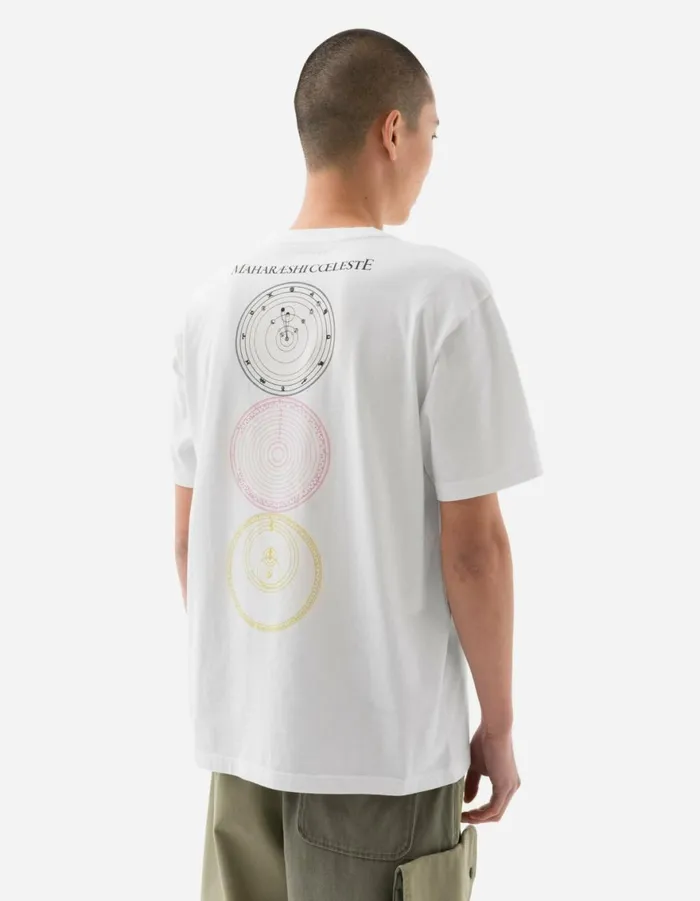 Maharishi Short Sleeve TShirts 1457 Celeste Third Eye TShirt White 8211 Men