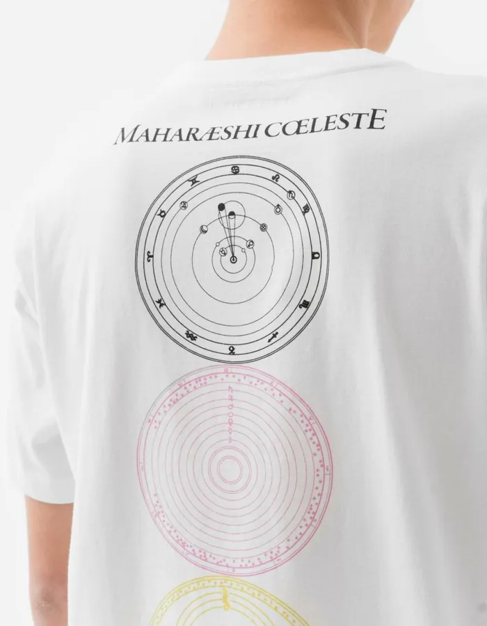 Maharishi Short Sleeve TShirts 1457 Celeste Third Eye TShirt White 8211 Men