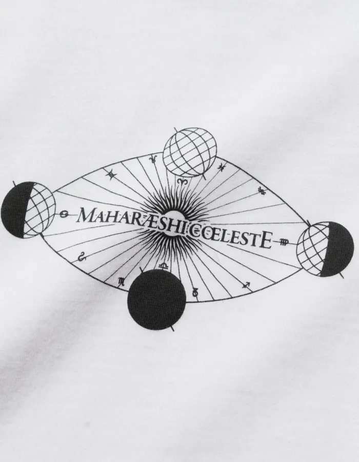 Maharishi Short Sleeve TShirts 1457 Celeste Third Eye TShirt White 8211 Men