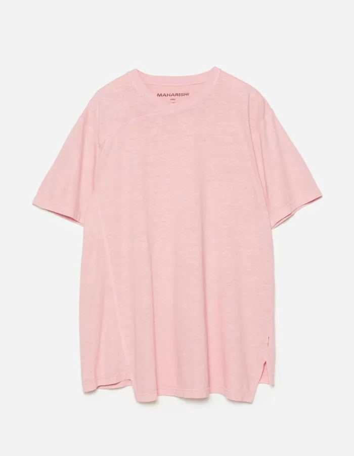Maharishi Short Sleeve TShirts 6000 Monk Organic Hemp TShirt Pink 8211 Men