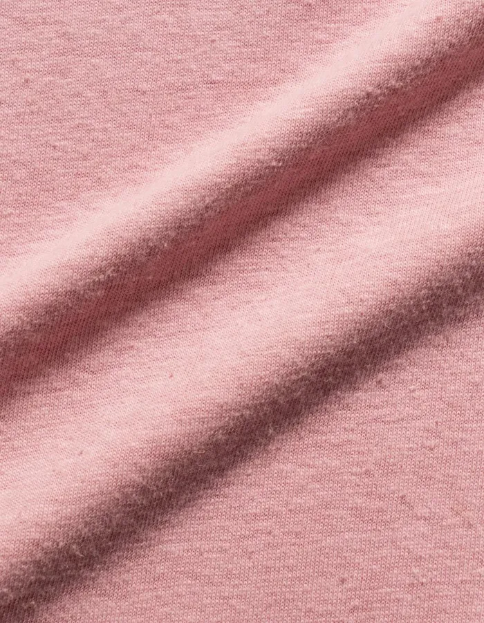 Maharishi Short Sleeve TShirts 6000 Monk Organic Hemp TShirt Pink 8211 Men