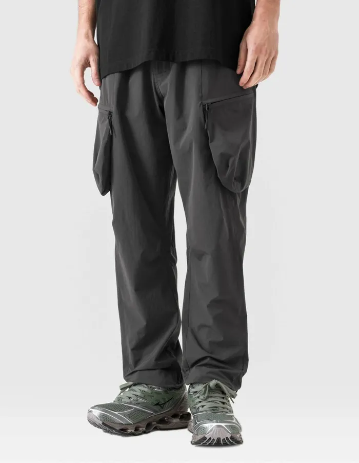 Maharishi Track Pants 6043 Recycled Cargo Track Pants Charcoal 8211 Men
