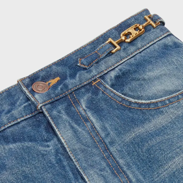 Margaret Jeans In Union Wash Denim Union Wash Women CELINE PANTS AND SHORTS