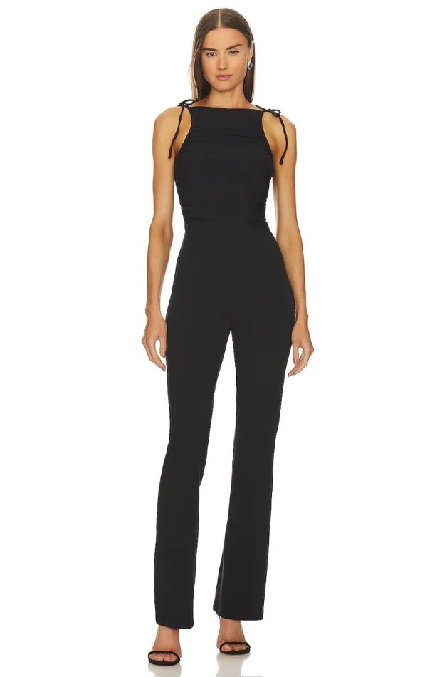 Matilda Jumpsuit Black Women Lovers and Friends Jumpsuits