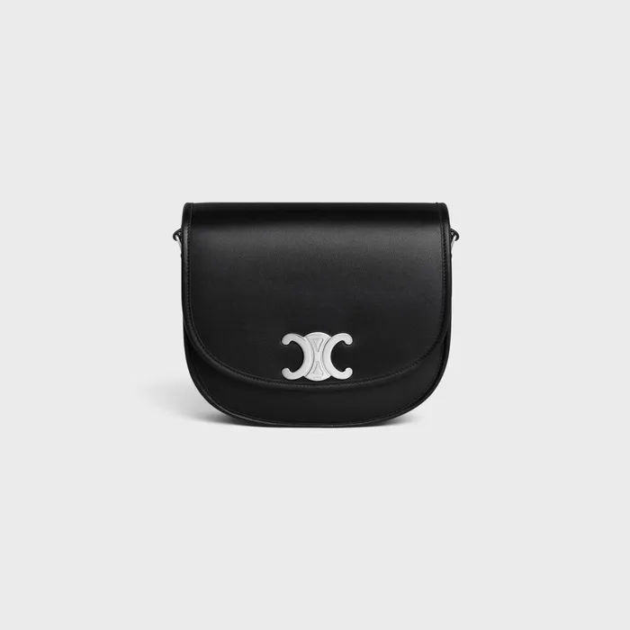 Medium Besace Triomphe In Supple Natural Calfskin Black Men CELINE SHOULDER CARRY BAGS Medium Besace Triomphe In Supple Natural Calfskin Black Men CELINE SHOULDER CARRY BAGS