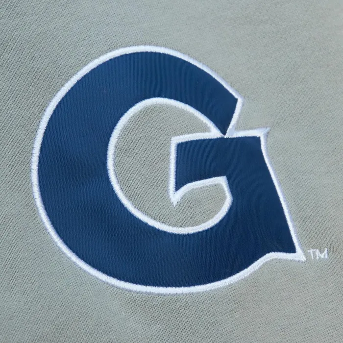 Men039s Hoodies and Sweatshirts Mitchell and Ness All Over Crew 30 Georgetown University