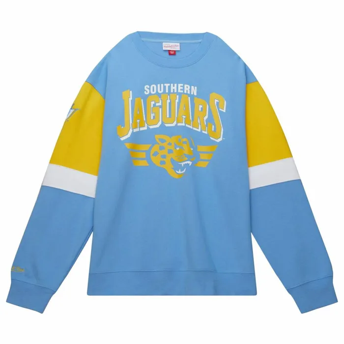 Men039s Hoodies and Sweatshirts Mitchell and Ness All Over Crew 30 Southern University And AandM College Men039s Hoodies and Sweatshirts Mitchell and Ness All Over Crew 30 Southern University And AandM College