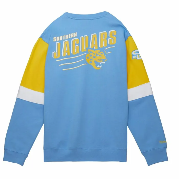 Men039s Hoodies and Sweatshirts Mitchell and Ness All Over Crew 30 Southern University And AandM College Men039s Hoodies and Sweatshirts Mitchell and Ness All Over Crew 30 Southern University And AandM College