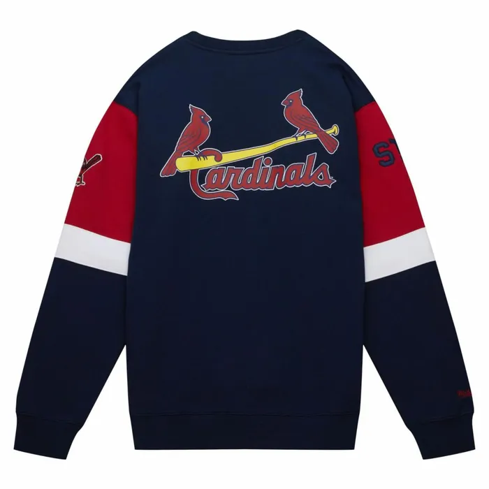 Men039s Hoodies and Sweatshirts Mitchell and Ness All Over Crew 30 St Louis Cardinals