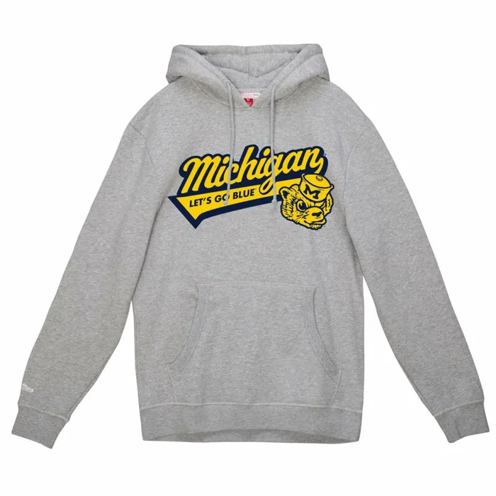 Men039s Hoodies and Sweatshirts Mitchell and Ness College Tailsweep Pullover University Of Michigan Men039s Hoodies and Sweatshirts Mitchell and Ness College Tailsweep Pullover University Of Michigan