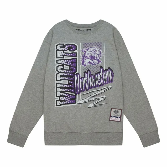 Men039s Hoodies and Sweatshirts Mitchell and Ness Halftime Script Crew Northwestern University Men039s Hoodies and Sweatshirts Mitchell and Ness Halftime Script Crew Northwestern University