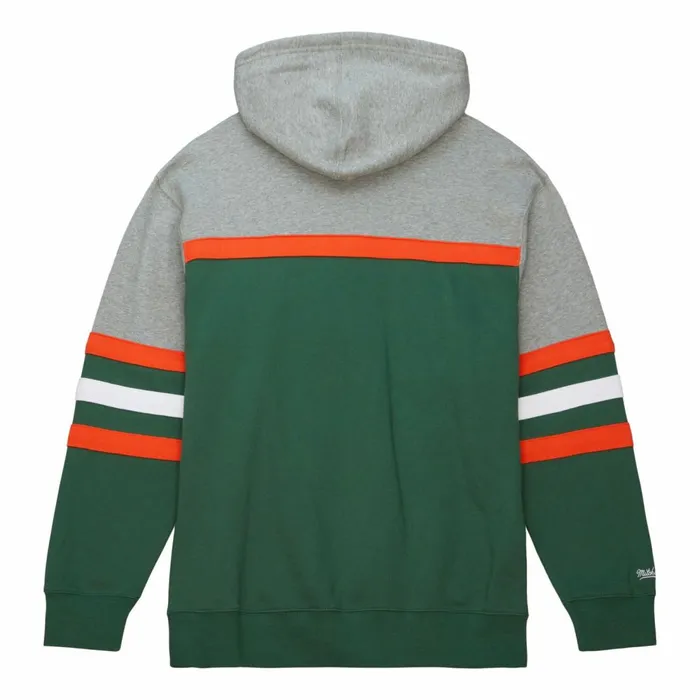 Men039s Hoodies and Sweatshirts Mitchell and Ness Head Coach Hoodie University Of Miami Men039s Hoodies and Sweatshirts Mitchell and Ness Head Coach Hoodie University Of Miami