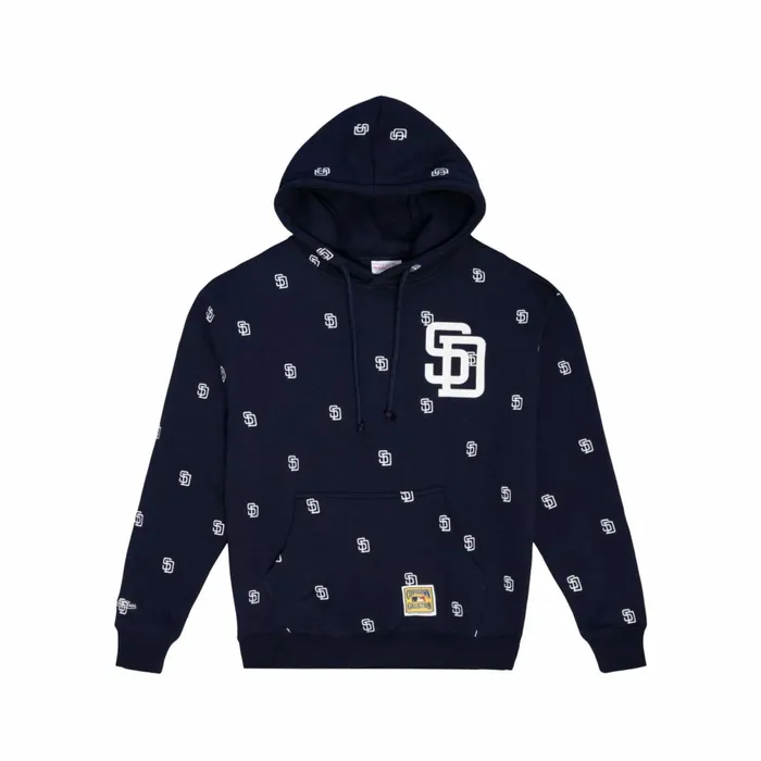 Men039s Hoodies and Sweatshirts Mitchell and Ness MLB Repeat Hoody San Diego Padres Men039s Hoodies and Sweatshirts Mitchell and Ness MLB Repeat Hoody San Diego Padres