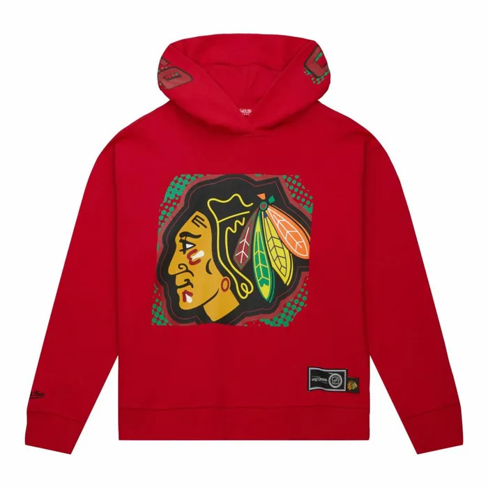 Men039s Hoodies and Sweatshirts Mitchell and Ness Women039s Big Face 70 Hoodie Chicago Blackhawks Men039s Hoodies and Sweatshirts Mitchell and Ness Women039s Big Face 70 Hoodie Chicago Blackhawks
