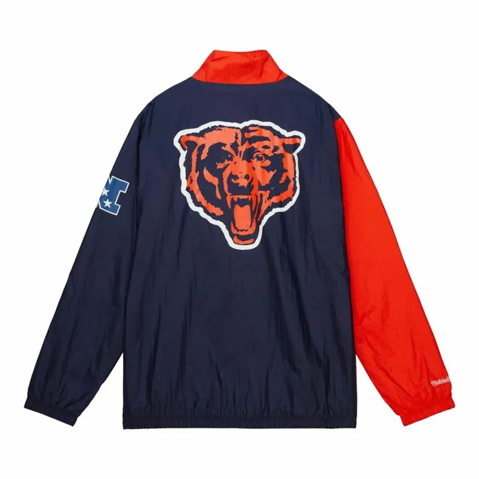 Men039s Jackets and Outerwear Mitchell and Ness Arched Retro Lined Windbreaker Chicago Bears Men039s Jackets and Outerwear Mitchell and Ness Arched Retro Lined Windbreaker Chicago Bears