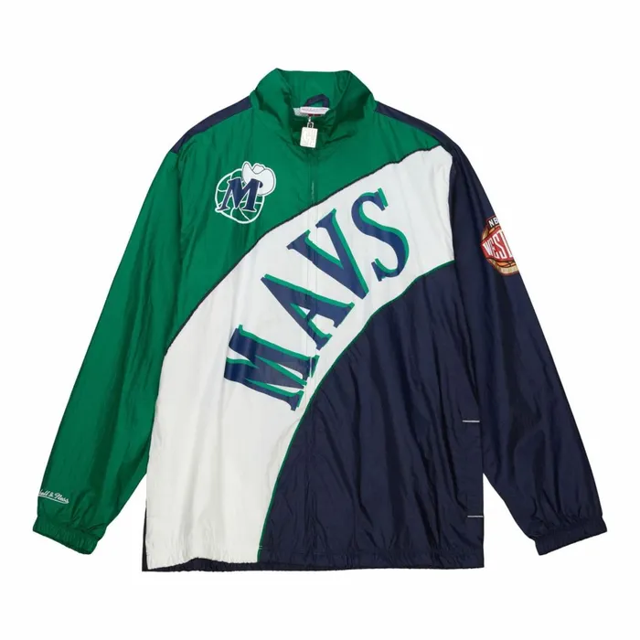 Men039s Jackets and Outerwear Mitchell and Ness Arched Retro Lined Windbreaker Dallas Mavericks Men039s Jackets and Outerwear Mitchell and Ness Arched Retro Lined Windbreaker Dallas Mavericks