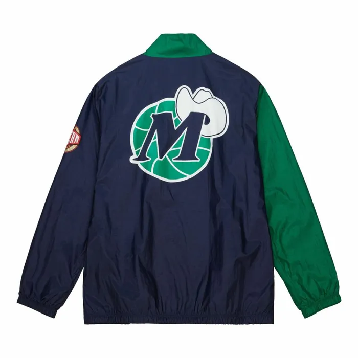Men039s Jackets and Outerwear Mitchell and Ness Arched Retro Lined Windbreaker Dallas Mavericks Men039s Jackets and Outerwear Mitchell and Ness Arched Retro Lined Windbreaker Dallas Mavericks