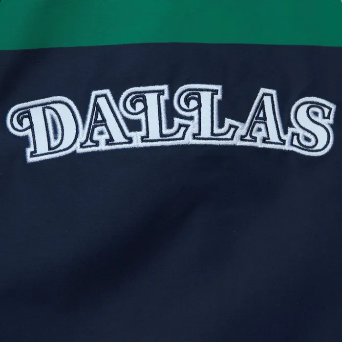 Men039s Jackets and Outerwear Mitchell and Ness Exploded Logo Warm Up Jacket Dallas Mavericks