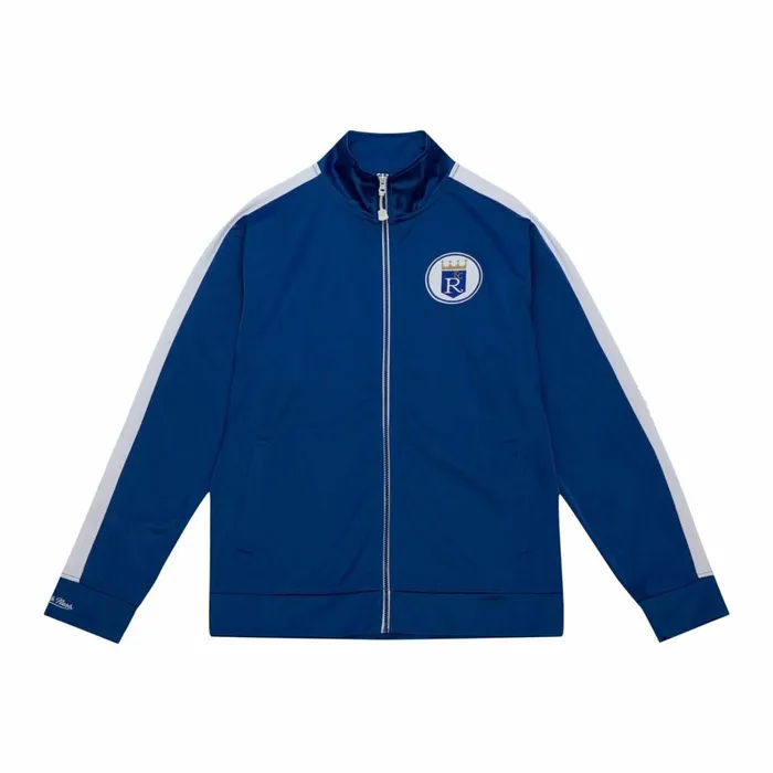 Men039s Jackets and Outerwear Mitchell and Ness Flashback Track Jacket Kansas City Royals Men039s Jackets and Outerwear Mitchell and Ness Flashback Track Jacket Kansas City Royals