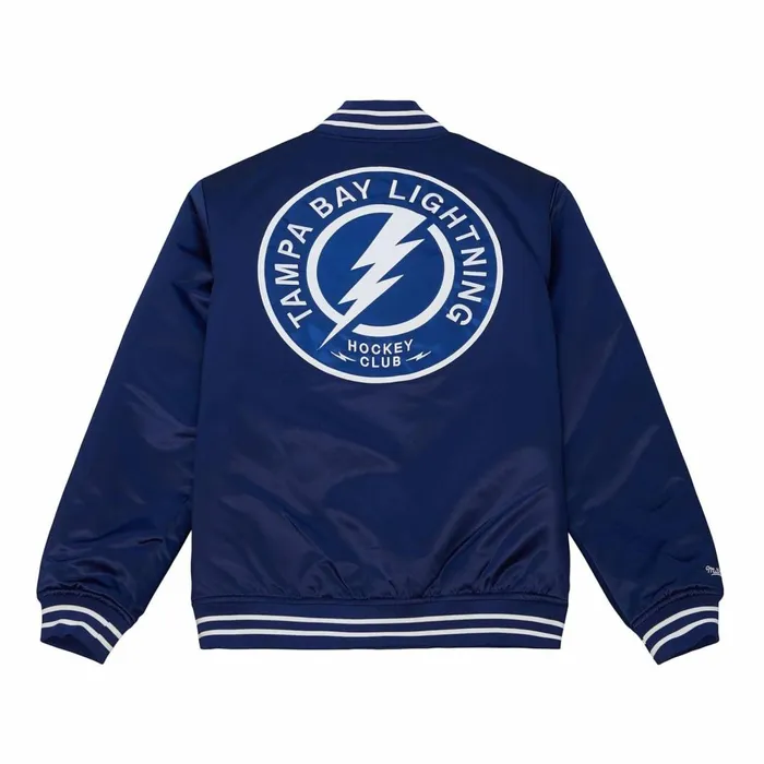 Men039s Jackets and Outerwear Mitchell and Ness Heavyweight Satin Jacket Tampa Bay Lightning Men039s Jackets and Outerwear Mitchell and Ness Heavyweight Satin Jacket Tampa Bay Lightning