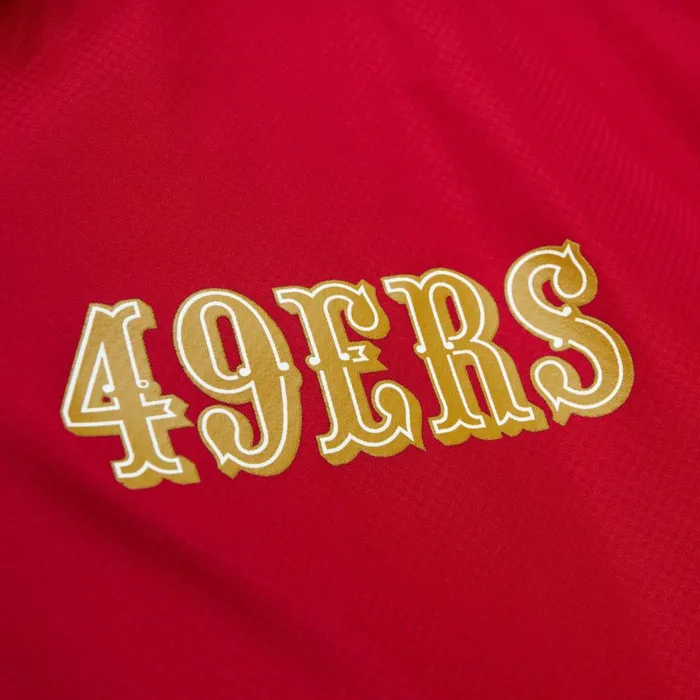 Men039s Jackets and Outerwear Mitchell and Ness Home Team Lightweight Windbreaker San Francisco 49ers