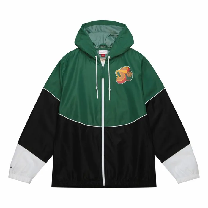 Men039s Jackets and Outerwear Mitchell and Ness Home Team Lightweight Windbreaker Seattle Supersonics Men039s Jackets and Outerwear Mitchell and Ness Home Team Lightweight Windbreaker Seattle Supersonics