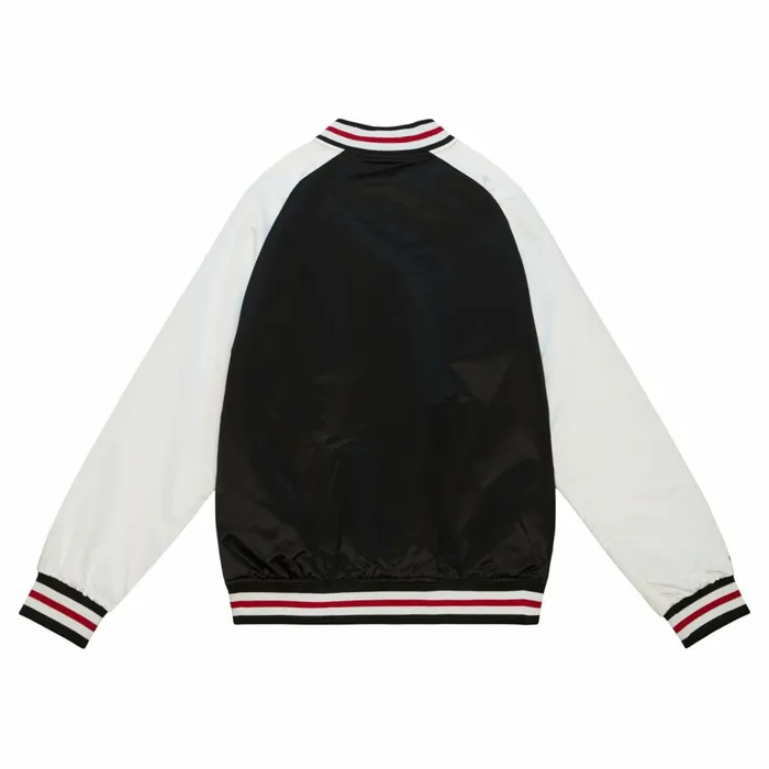 Men039s Jackets and Outerwear Mitchell and Ness Primetime Lightweight Satin Jacket Miami Heat Men039s Jackets and Outerwear Mitchell and Ness Primetime Lightweight Satin Jacket Miami Heat