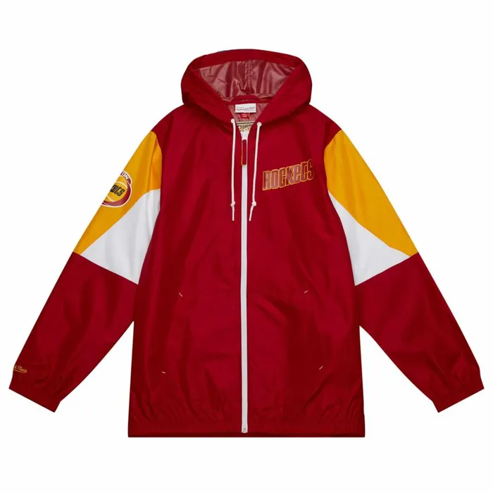 Men039s Jackets and Outerwear Mitchell and Ness Throw It Back Full Zip Windbreaker Houston Rockets Men039s Jackets and Outerwear Mitchell and Ness Throw It Back Full Zip Windbreaker Houston Rockets